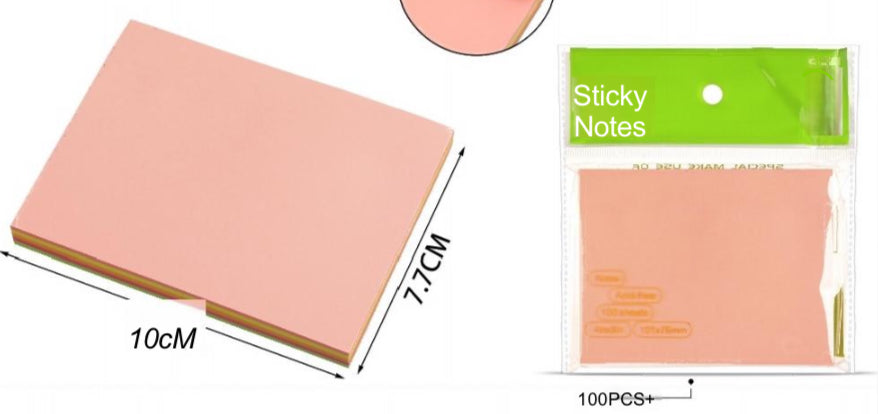 100 Sticky notes