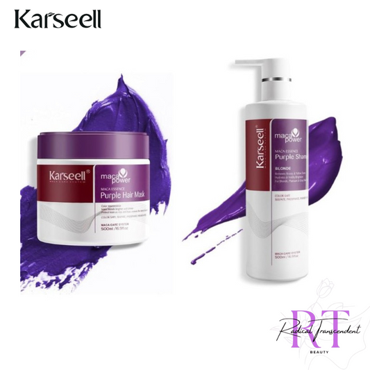 New Karseell Purple Shampoo & Hair Mask combo