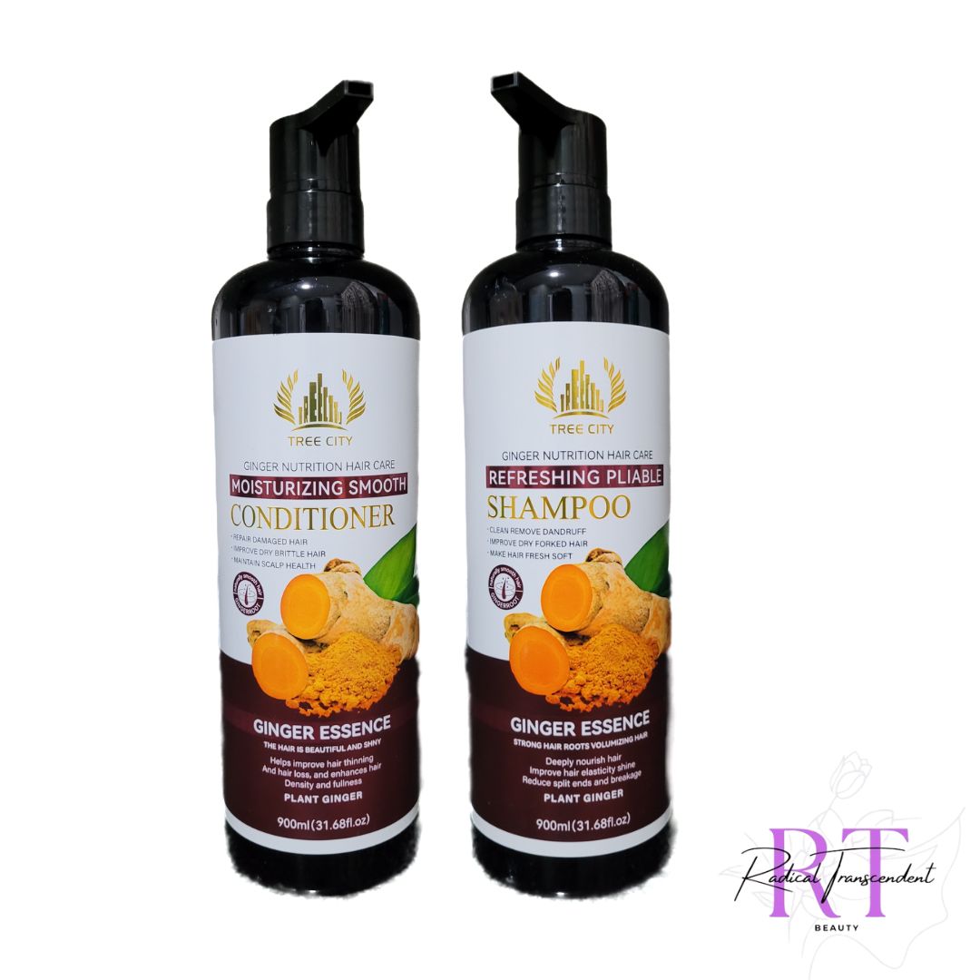 Tree City Ginger Essence Shampoo & Conditioner 900ml