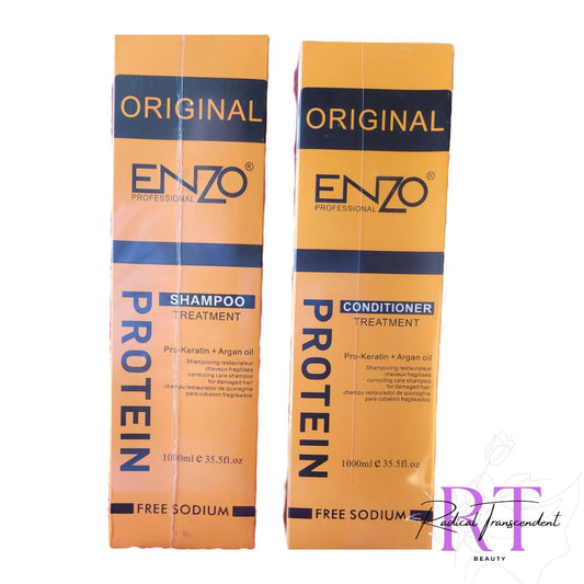 ENZO Protein Pro-Keratin & Argan oil Shampoo & Conditioner 1000ml