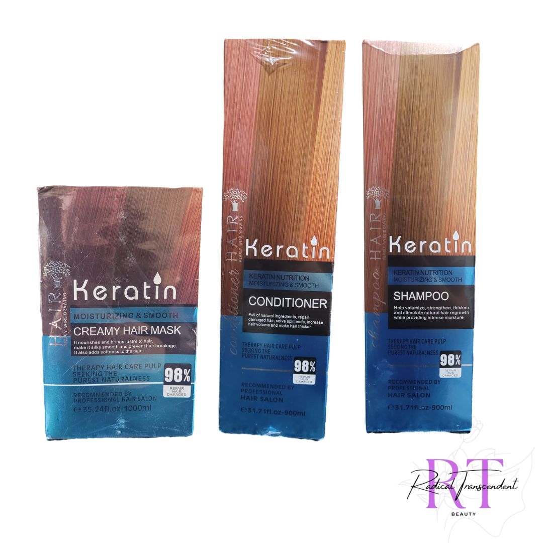 Hair Keratin Nutrition Moisturizing & Smooth Combo