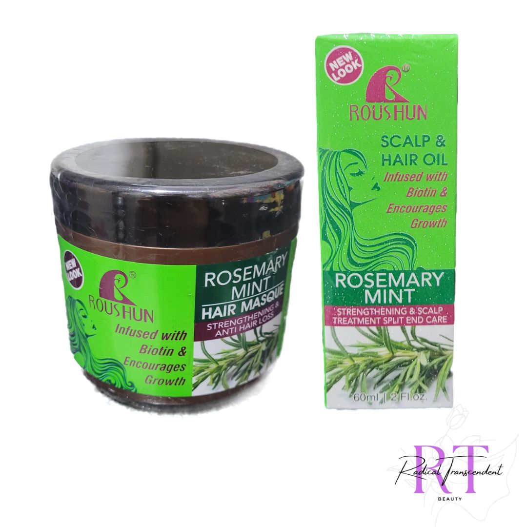 Roushun Rosemary Mint Hair Treatment Combo