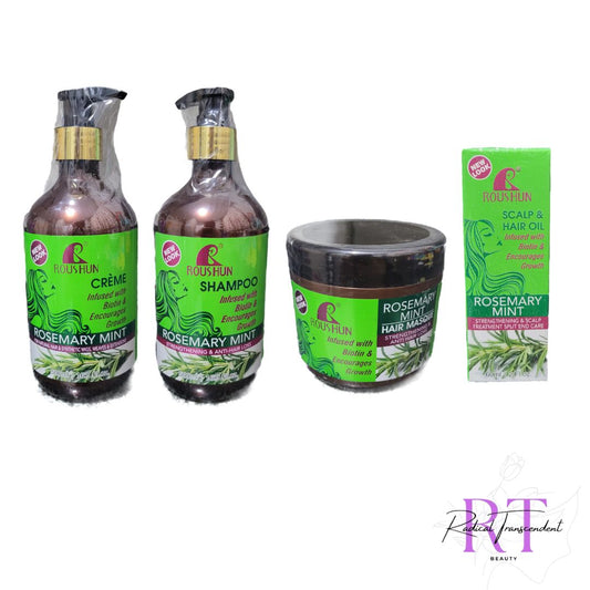 Roushun Rosemary Mint Full Hair care Combo