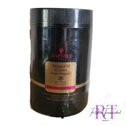 Baosmei London Argan Oil Keratin Hair Treatment Mask 1000ml