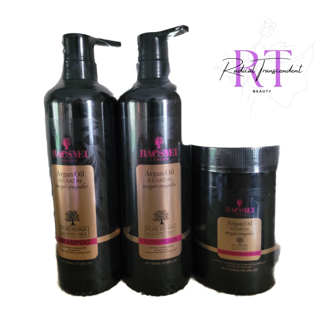 Baosmei London Argan Oil Keratin Combo