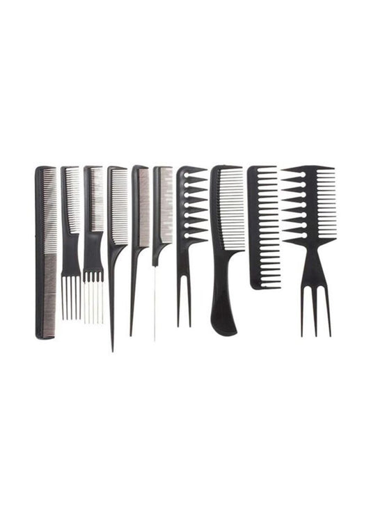 Salon Comb Set - 10pc