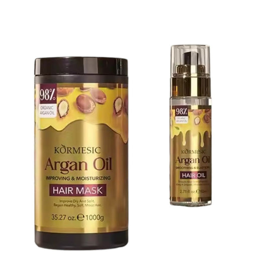 Kormesic Argan Oil Hair Mask 1000g & Oil 70 ml